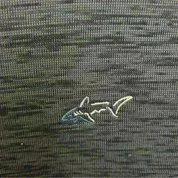 Greg Norman Sweater Men's Blue Black Long Sleeve Crew Neck Logo Size M - Picture 4 of 6